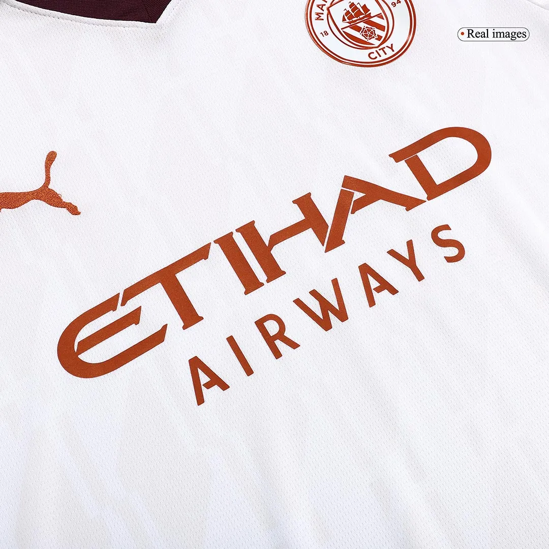 2023/24 Manchester City Away Long Sleeve Jersey