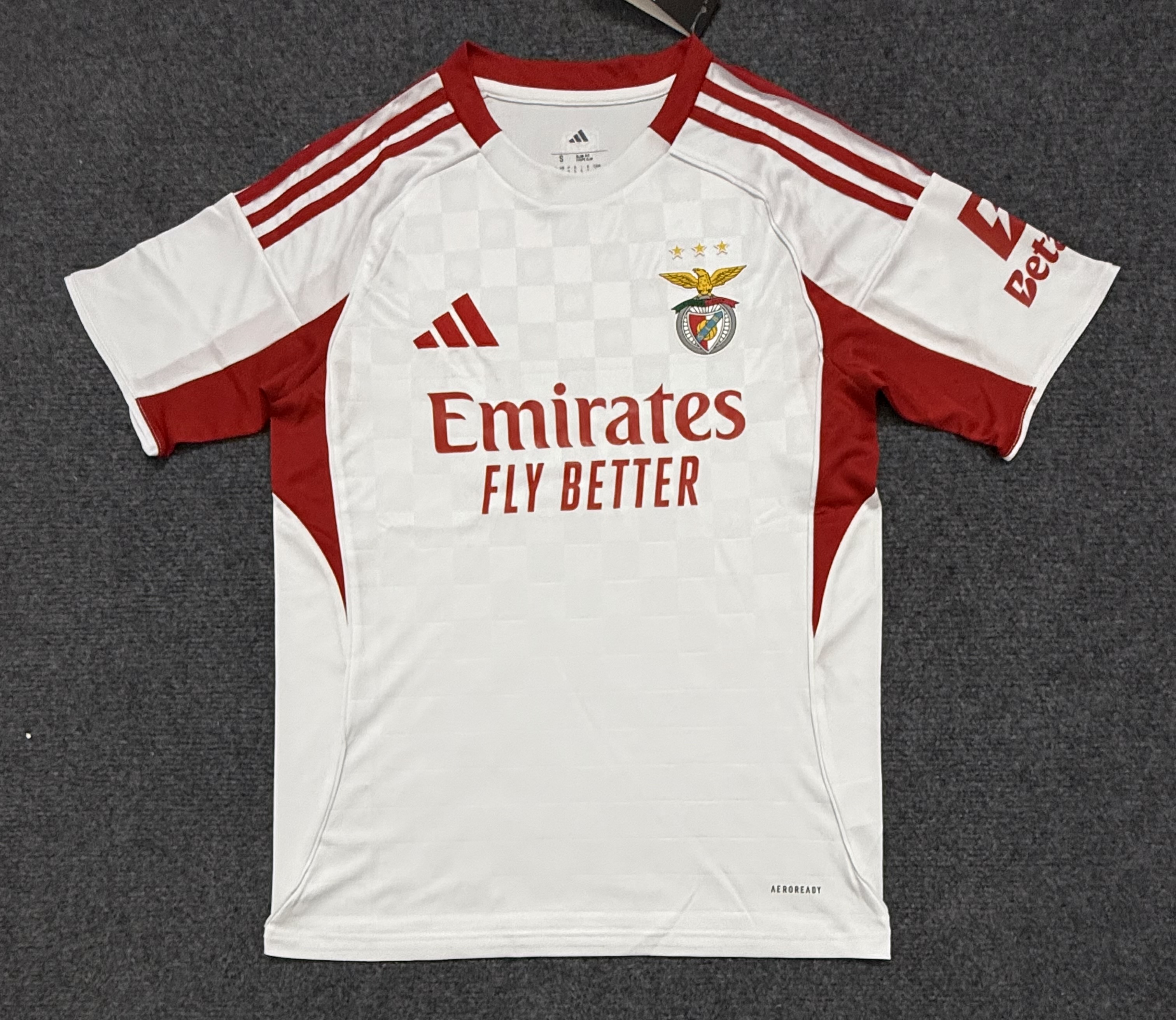 SL Benfica White Away Man Jersey 25/26