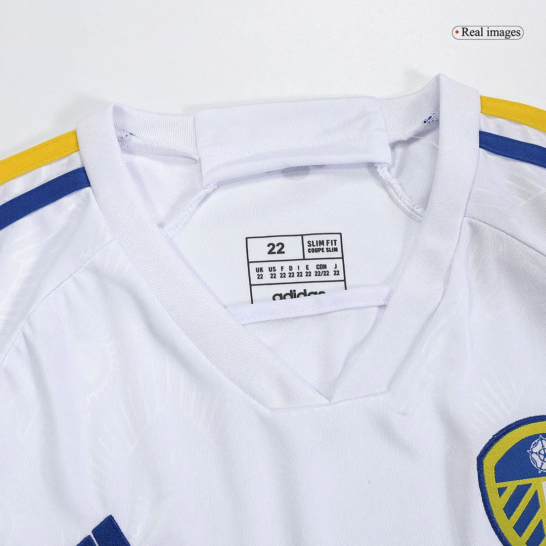 Kids Leeds United Home Kit Jersey+Shorts 2023/24