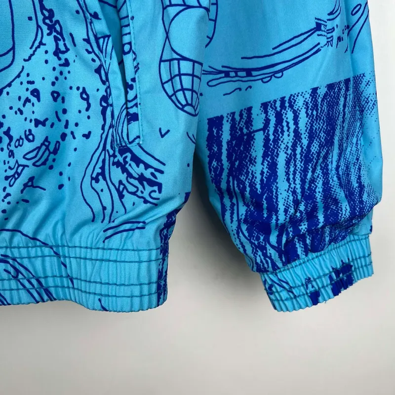 2023-2024 Inter Miami Reversible Windbreaker Blue Soccer Jersey 1:1 Thai Quality