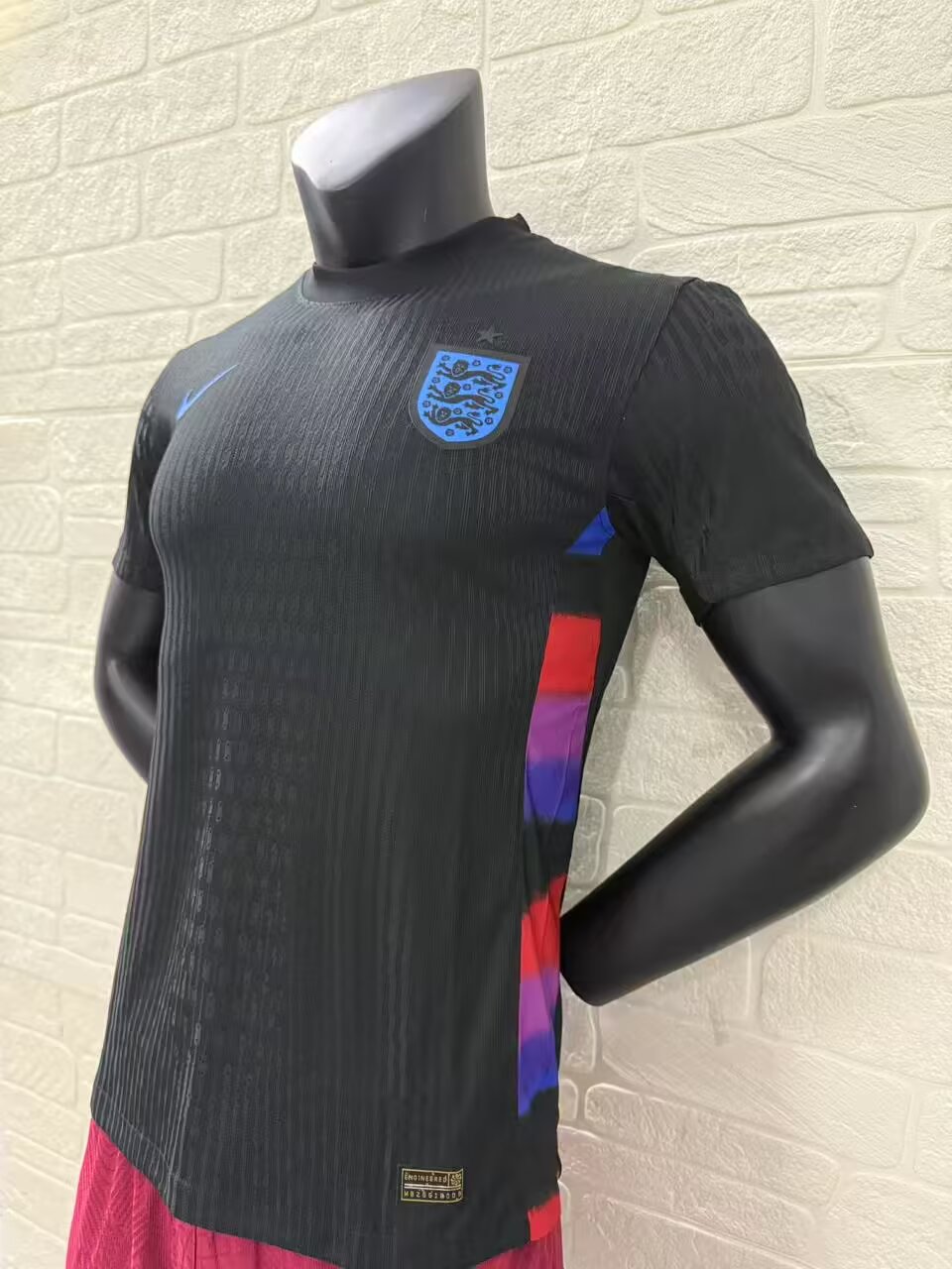 England Women's Team Euro 2025 Away Player Version Man Jersey