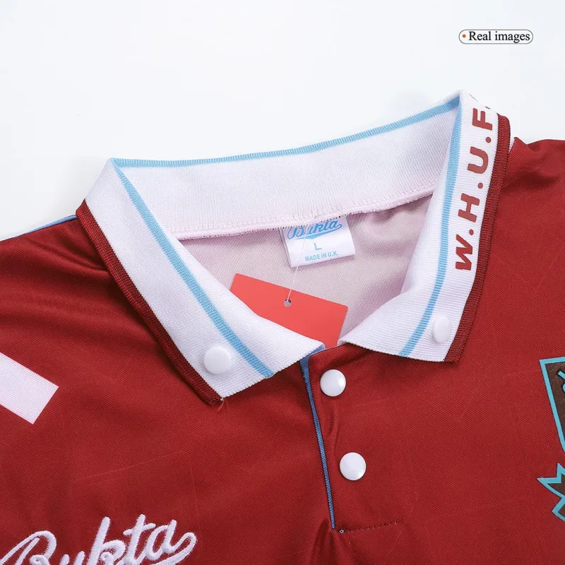West Ham United 1991/92 Retro Jersey Home