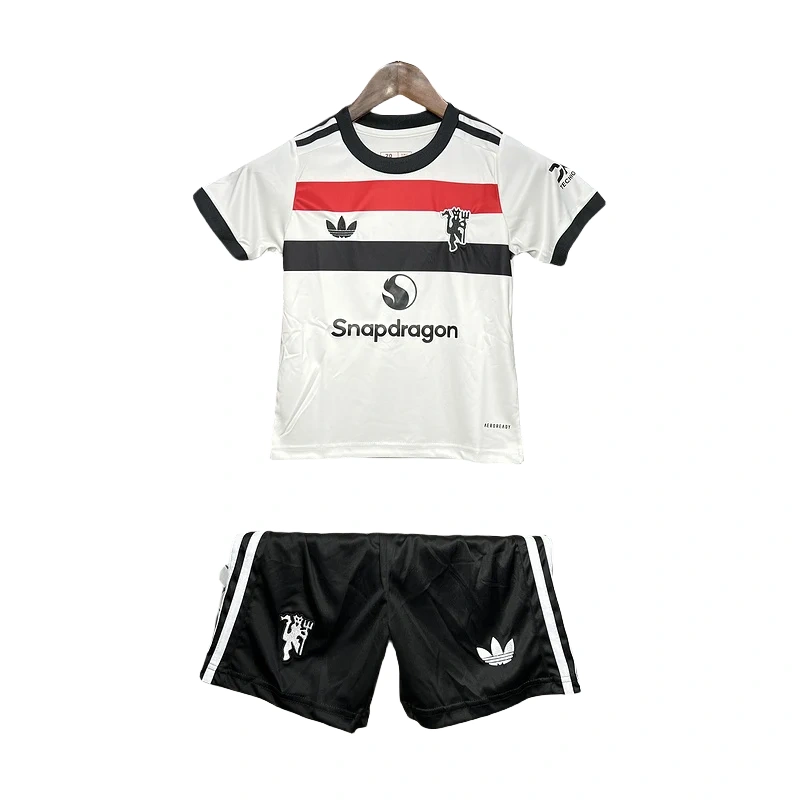 24-25 Manchester United Third Away Kids Jersey+Shorts