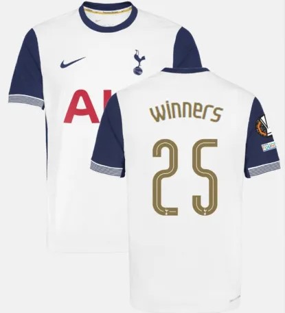 Tottenham Hotspur Winners Home Man Jersey 24/25