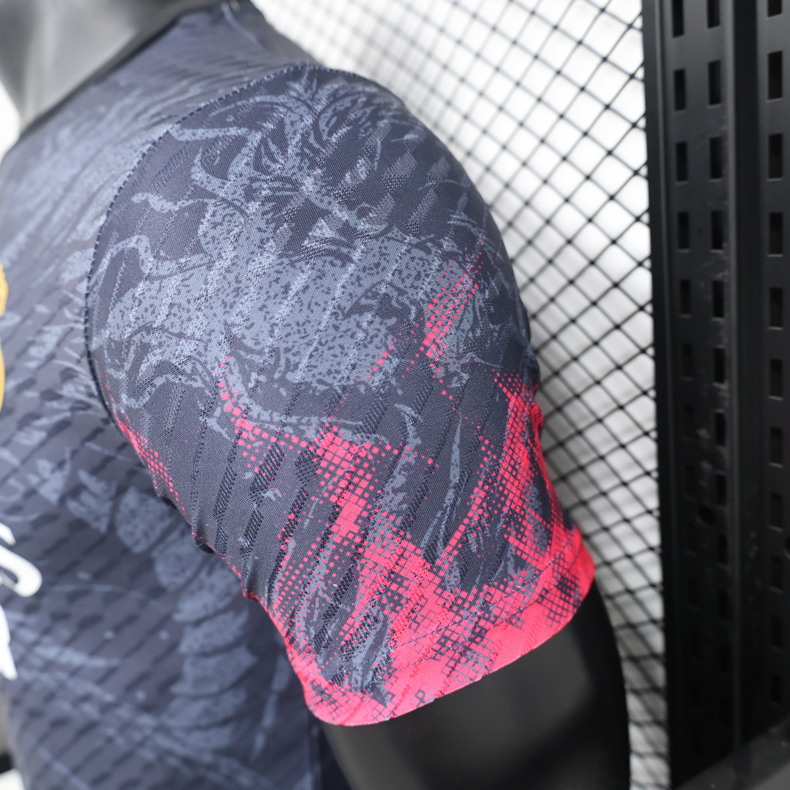 Real Madrid Red Dragon Pattern Player Jersey 25/26