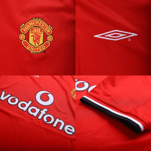 2000/02 Manchester United Retro Jersey Home