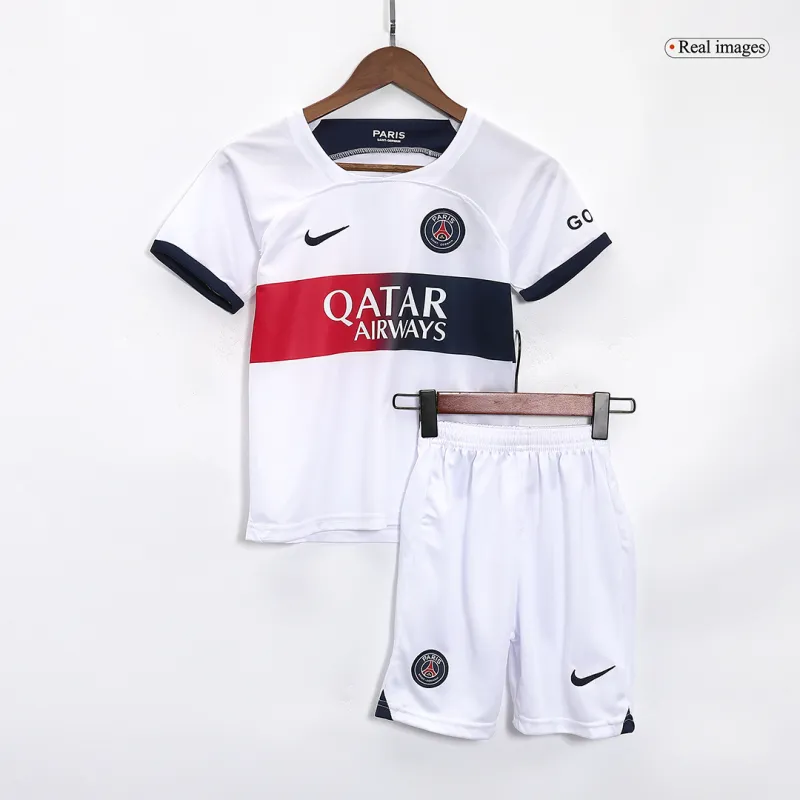 23-24  Kids PSG Away Jersey Kit
