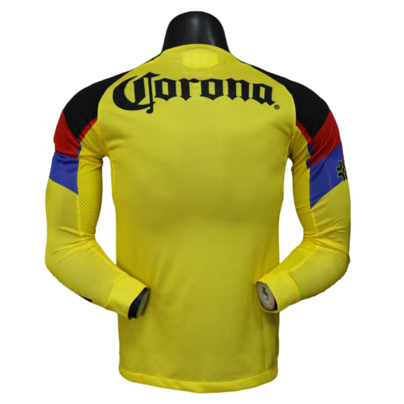 Club America Home Long sleeves Football jersey 2025-26 Player version
