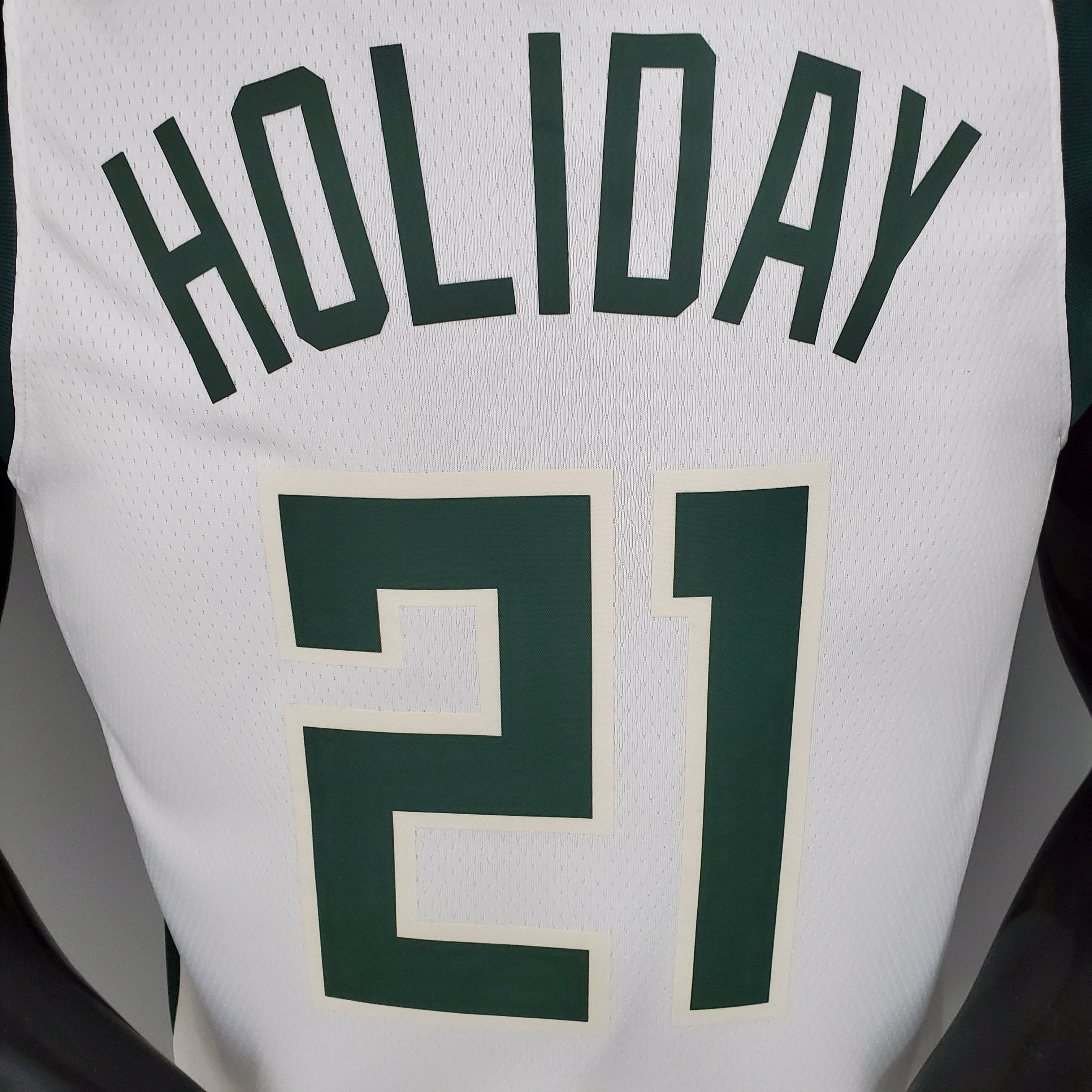 Jrue Holiday Milwaukee Bucks Swingman Jersey White