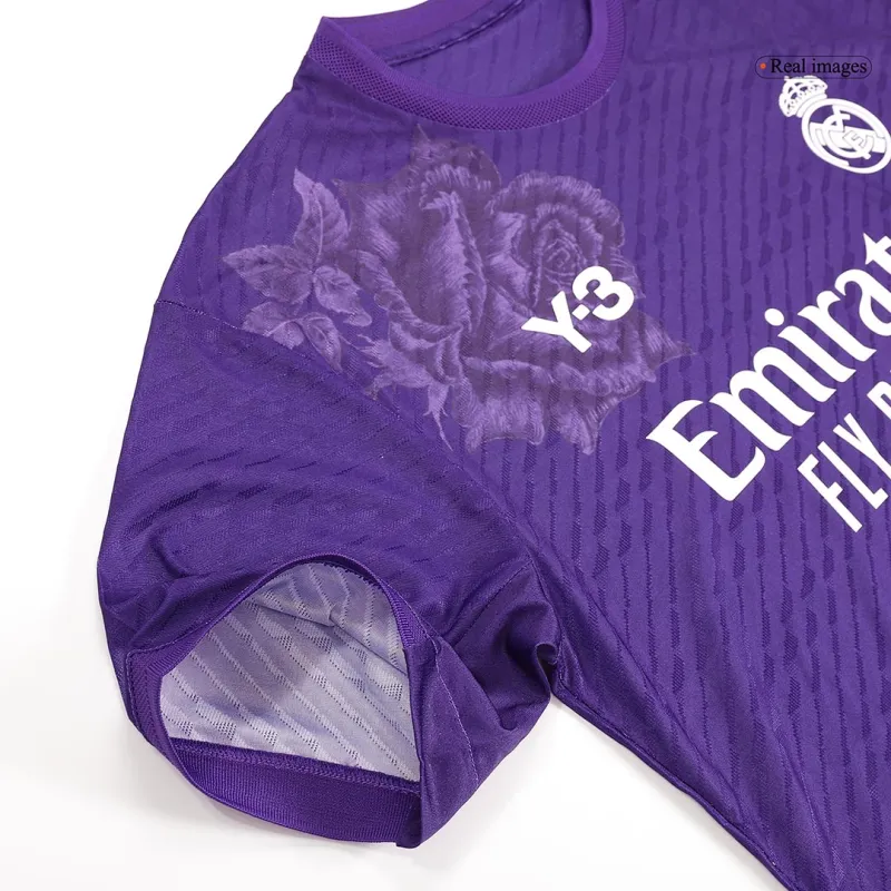 2023-24 Real Madrid Y-3 Fourth Jersey Purple Player Version