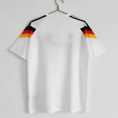 West Germany Retro Jersey Home World Cup 1990