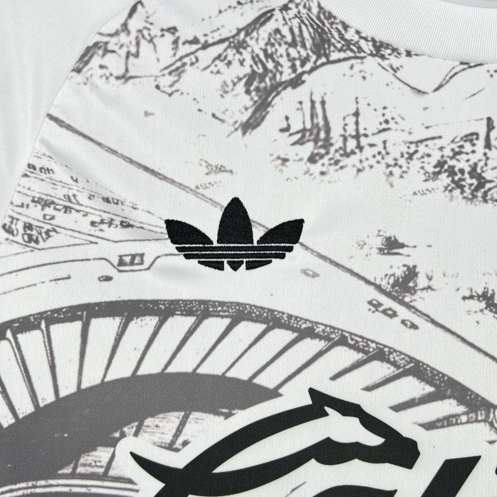 American Away short sleeved football jersey fan version 25-26