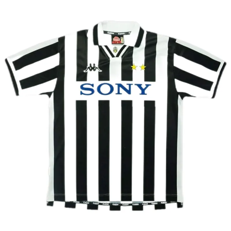1996-97  Juventus Del Piero #10 Zidane #21 Retro Jersey Home Replica