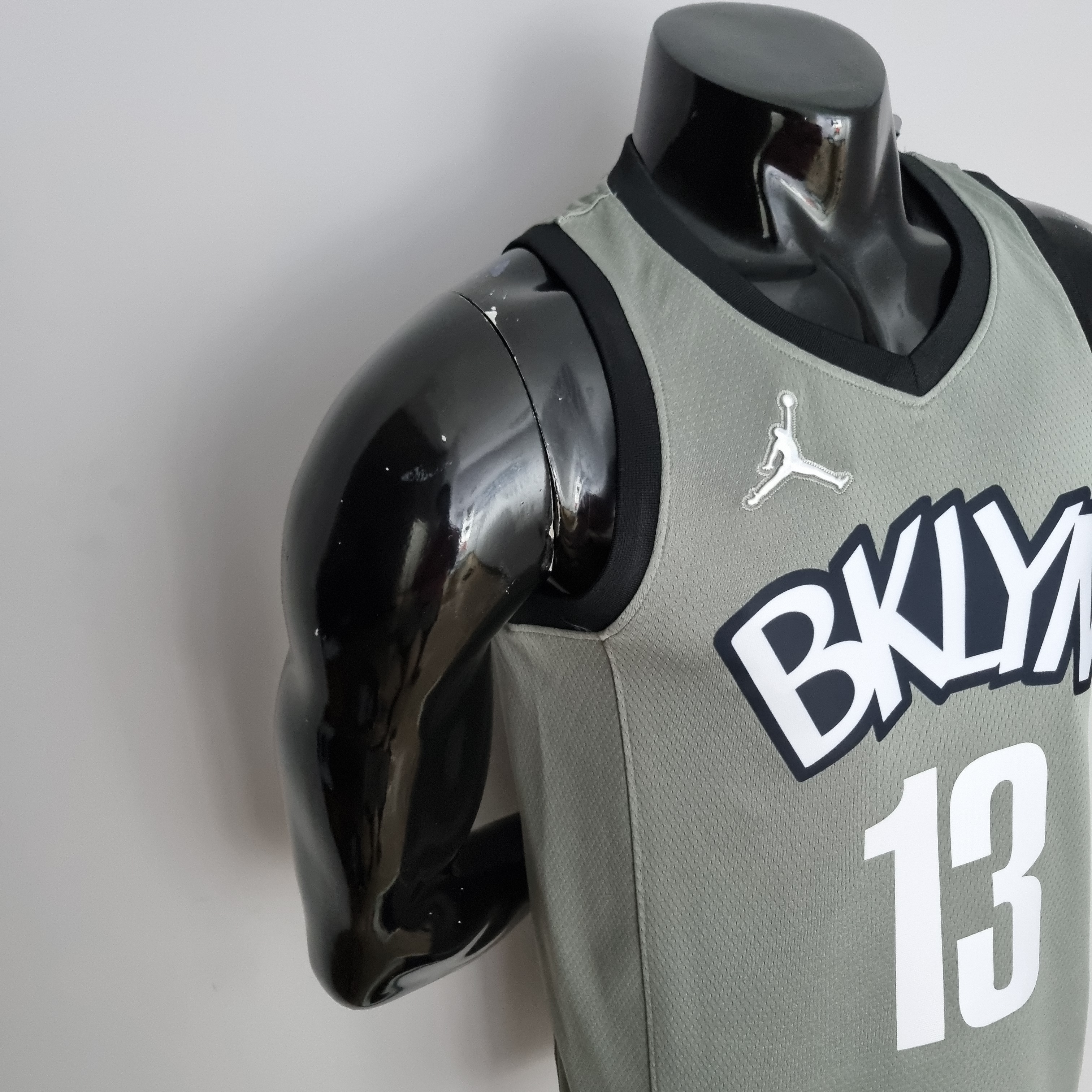 James Harden Brooklyn Nets 75th Anniversary Swingman Jersey Gray