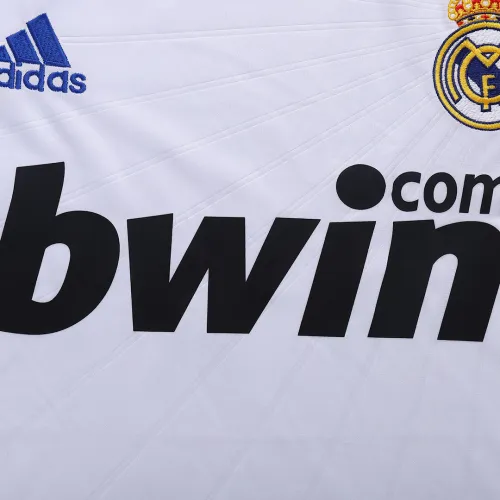 2010/11 Real Madrid Retro Long Sleeve Jersey Home