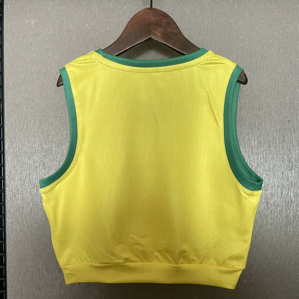 Brazil Home Women Vest Jersey 25/26