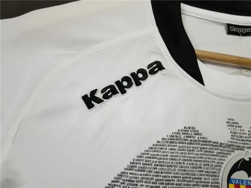 Valencia 2009/10 VICENTE #14 DAVID VILLA #7 Retro Jersey Home