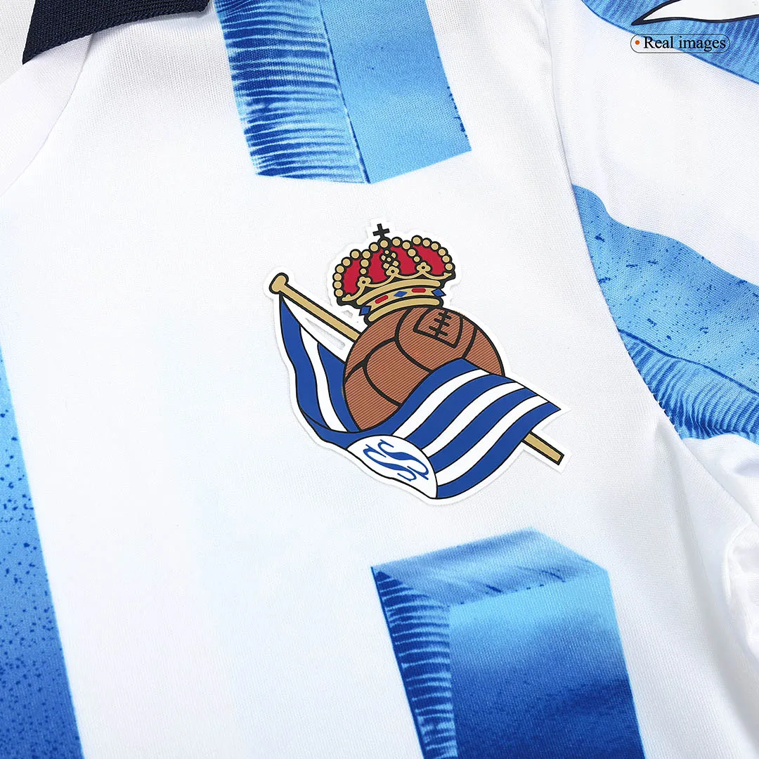 Kids Real Sociedad 2023/24 Home Kit Jersey+Shorts