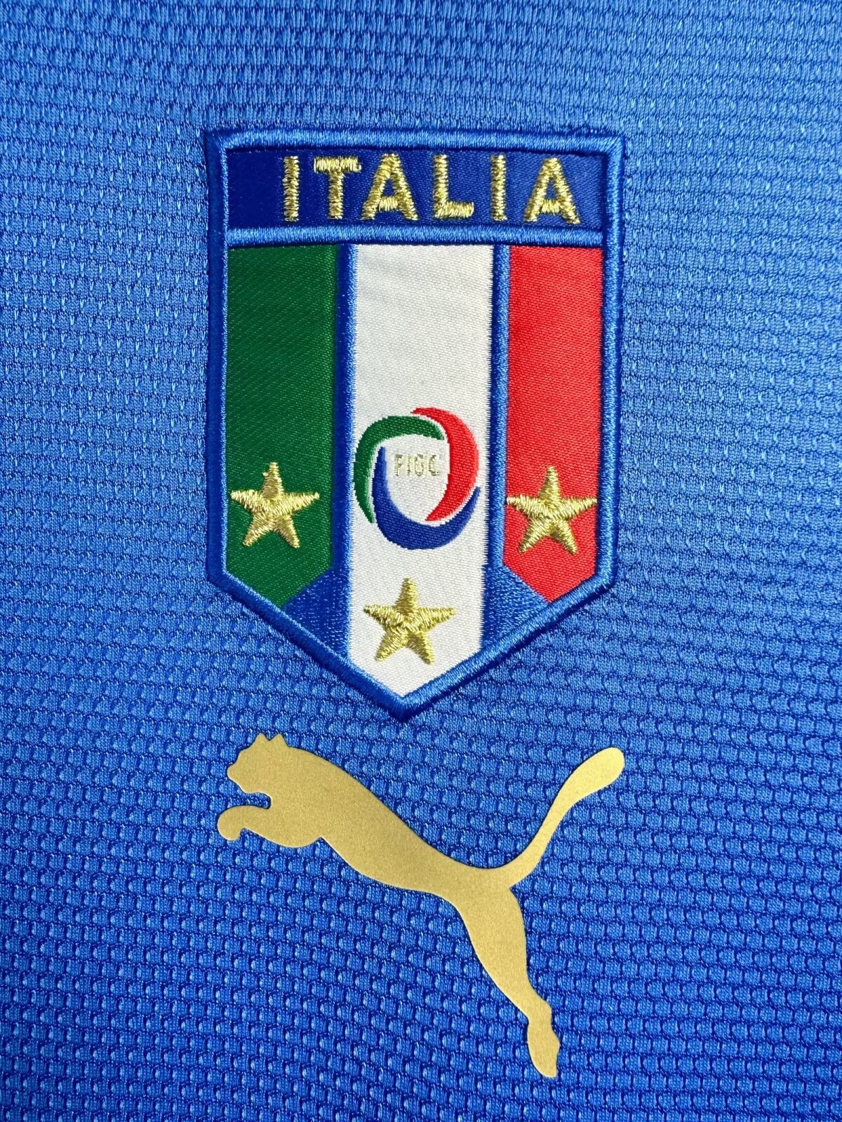 Italy Retro Home Long Sleeve Jersey 2006