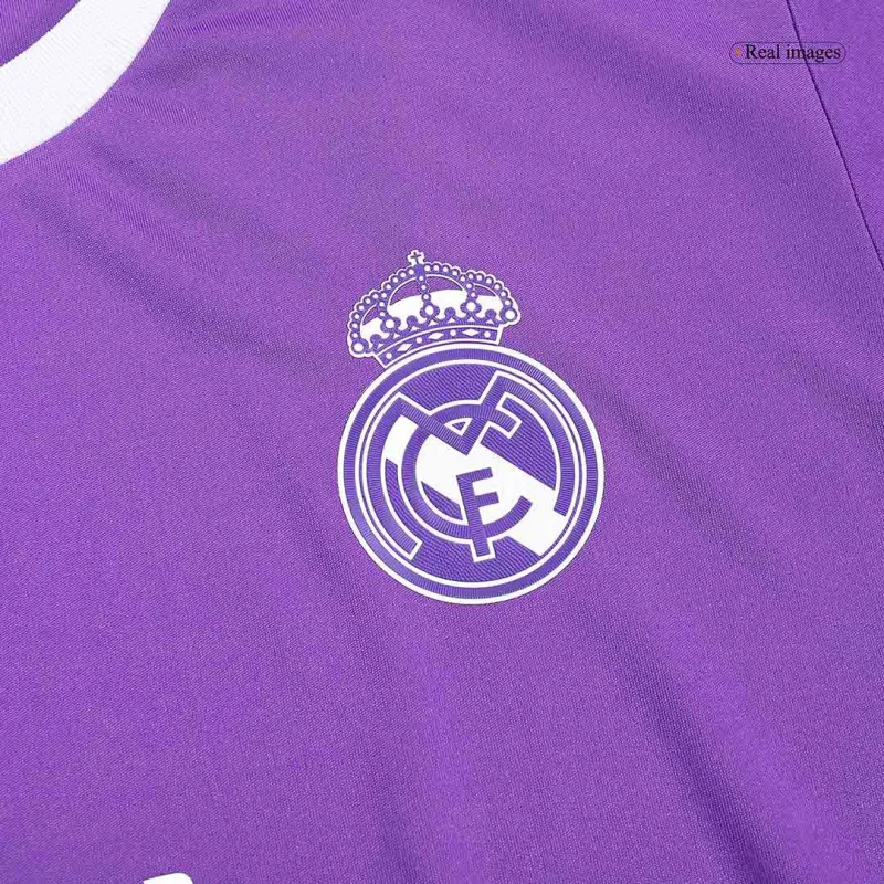 16-17 Real Madrid Retro Long Sleeve Jersey Away