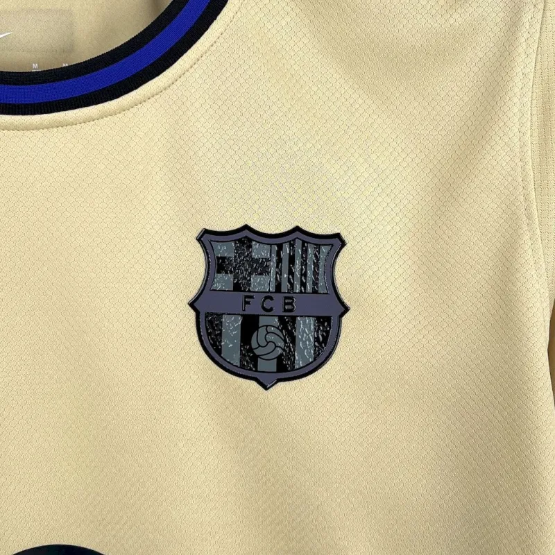 Barcelona Away football Jersey 2025-26  Fan version
