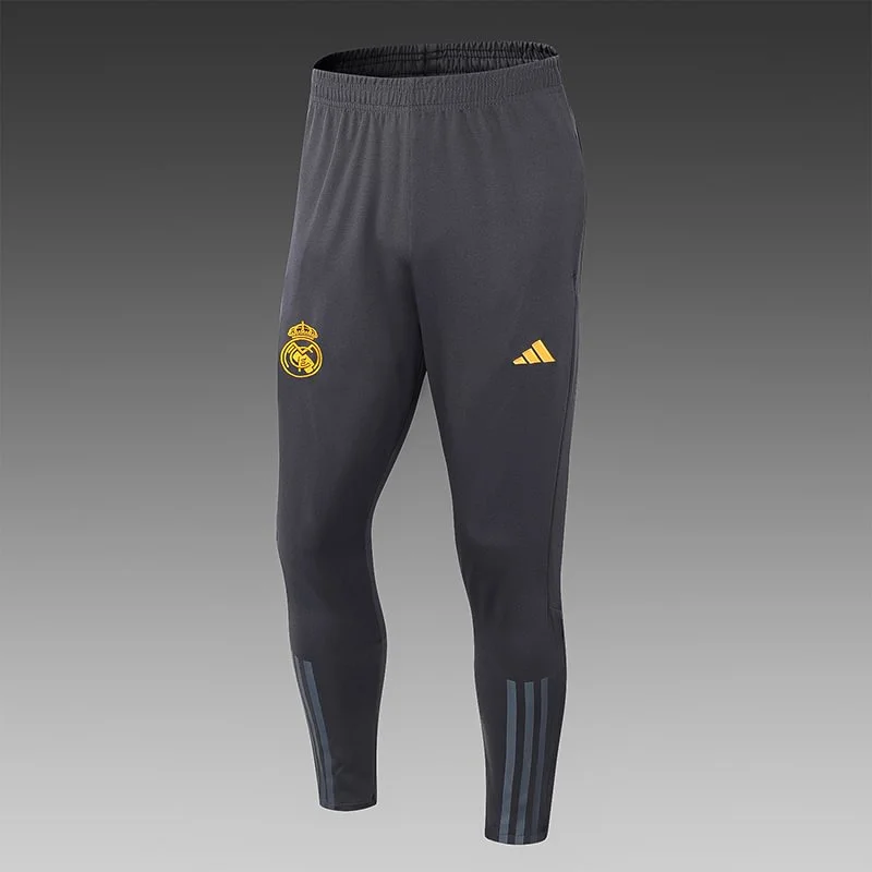 23-24 Real Madrid Half-Pull Training Suit Grey Football Shirt