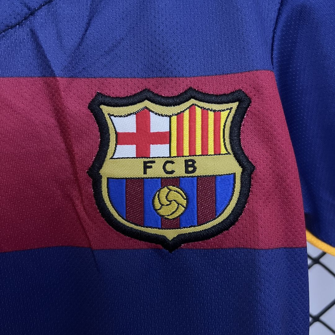 15-16 Barcelona Home Retro Kid Kit