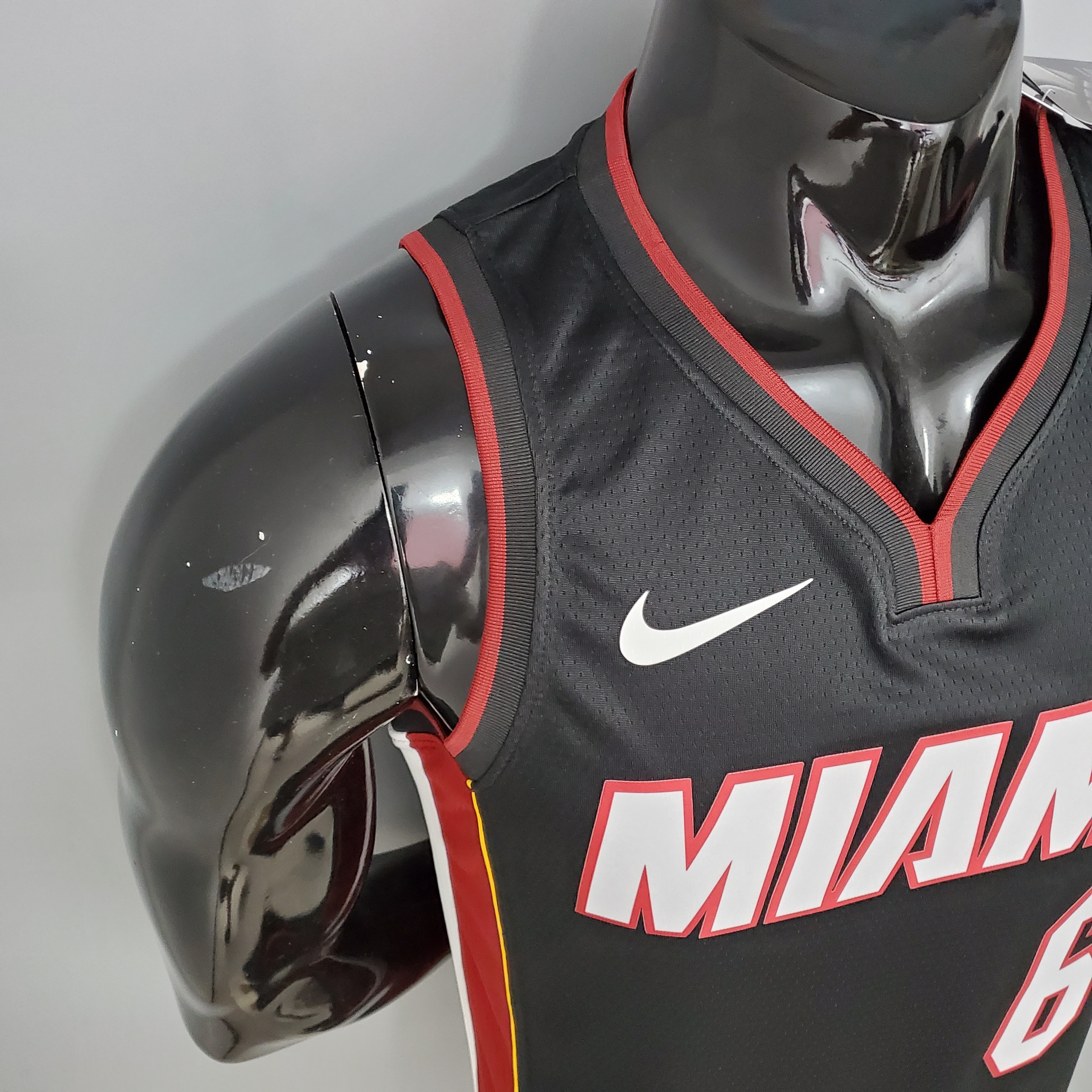 LeBron James Miami Heat Swingman Jersey Black
