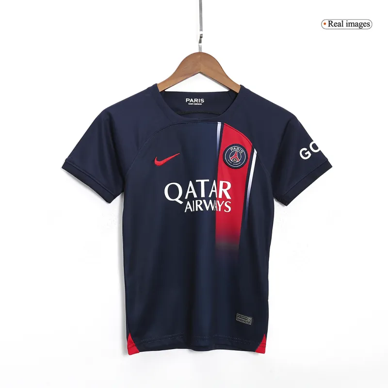 23-24 Kids PSG Home Jersey Kit