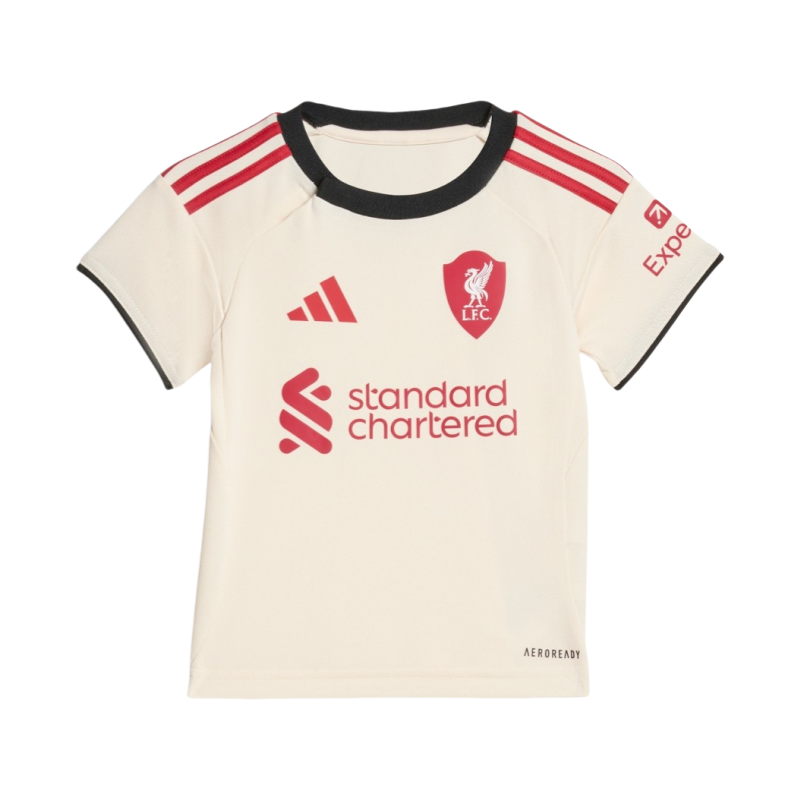 Liverpool Away Football Jersey Kids Kit 2025-26 (Jersey+Shorts)