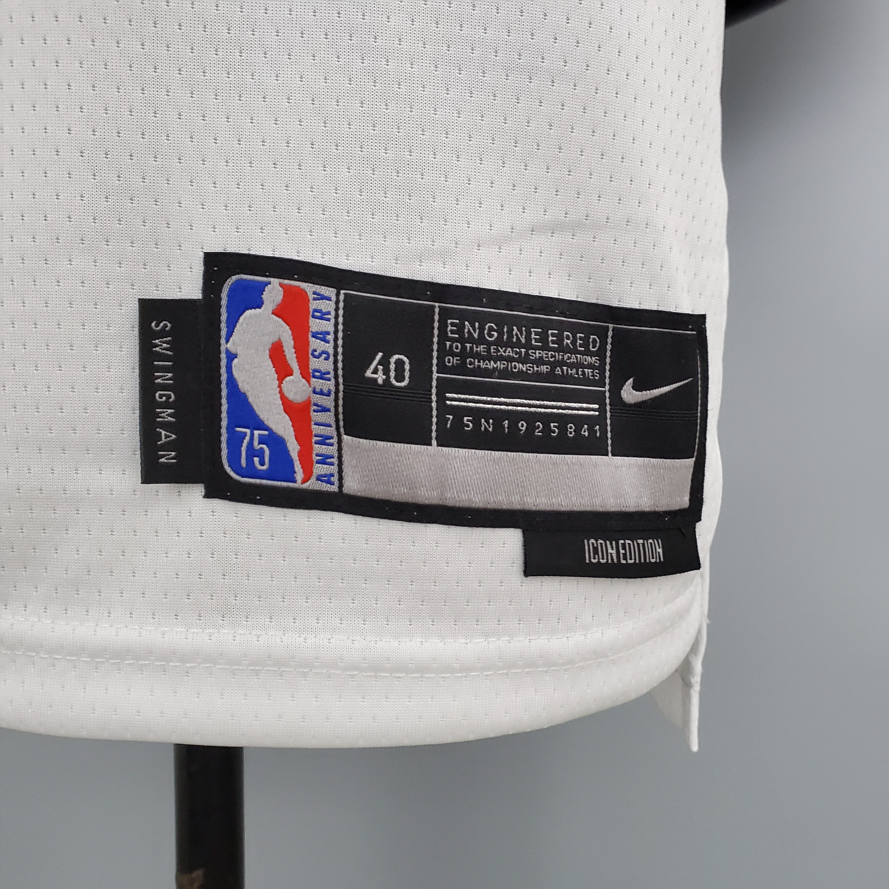 Jaylen Brown Boston Celtics 75th Anniversary 2021/22 Swingman Jersey White