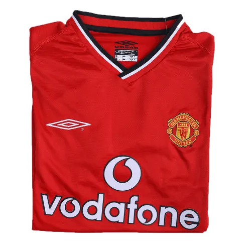 2000/02 Manchester United KEANE #16 Retro Jersey Home