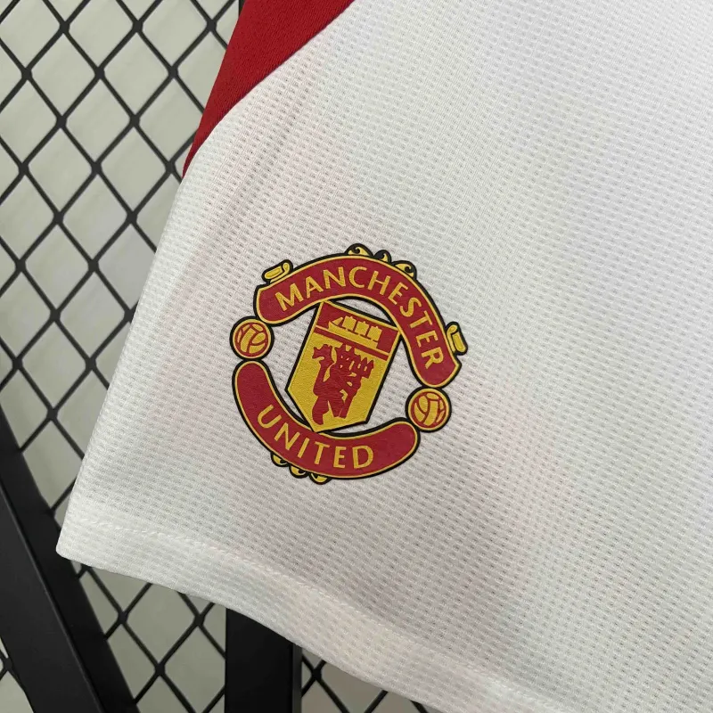 24-25 Manchester United Home Soccer Shorts