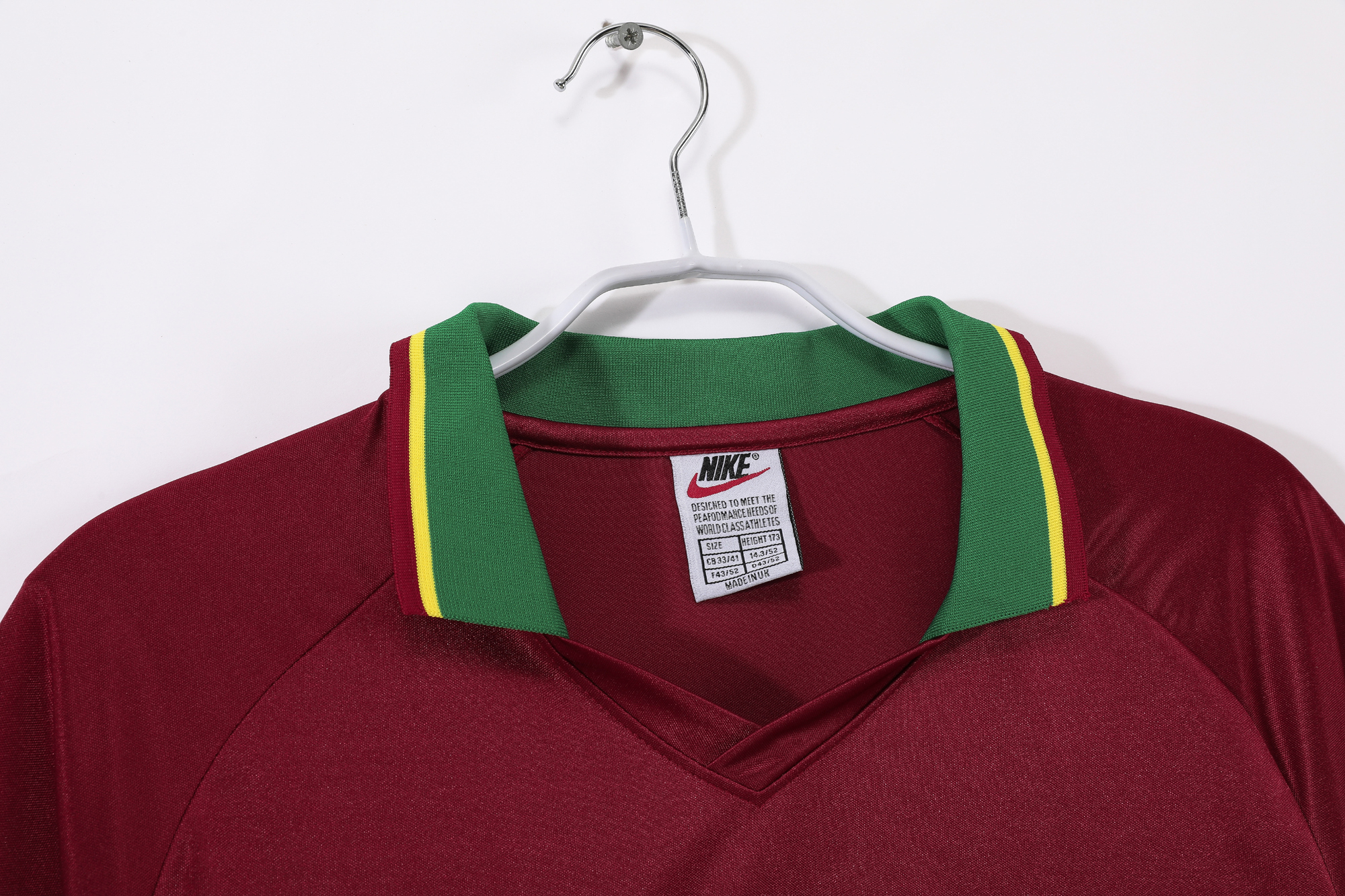 Portugal Home Retro Jersey 1998