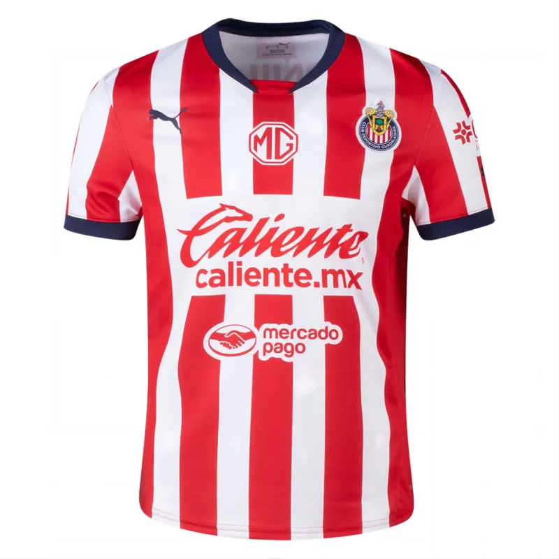 2024-25 Chivas Home CHICHARITO #14 C.COWELL #16 Soccer Jersey