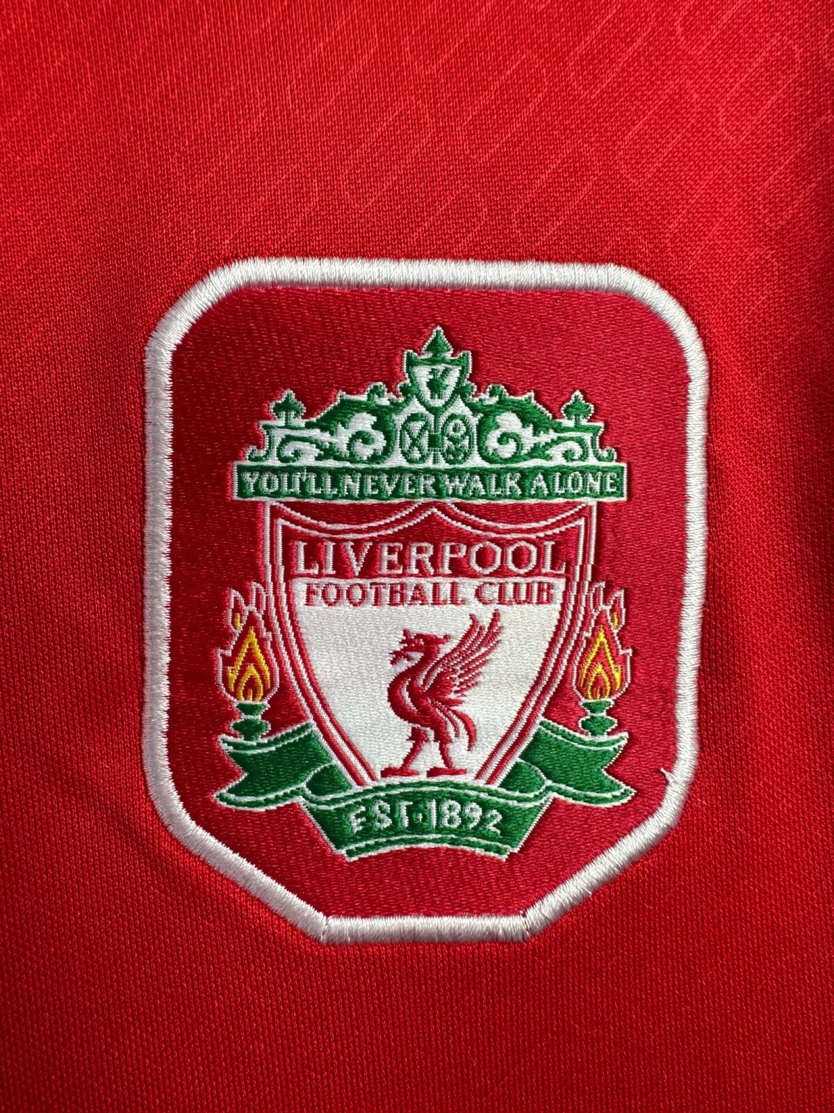 Liverpool Home Long Sleeve Retro Jersey 2004/05