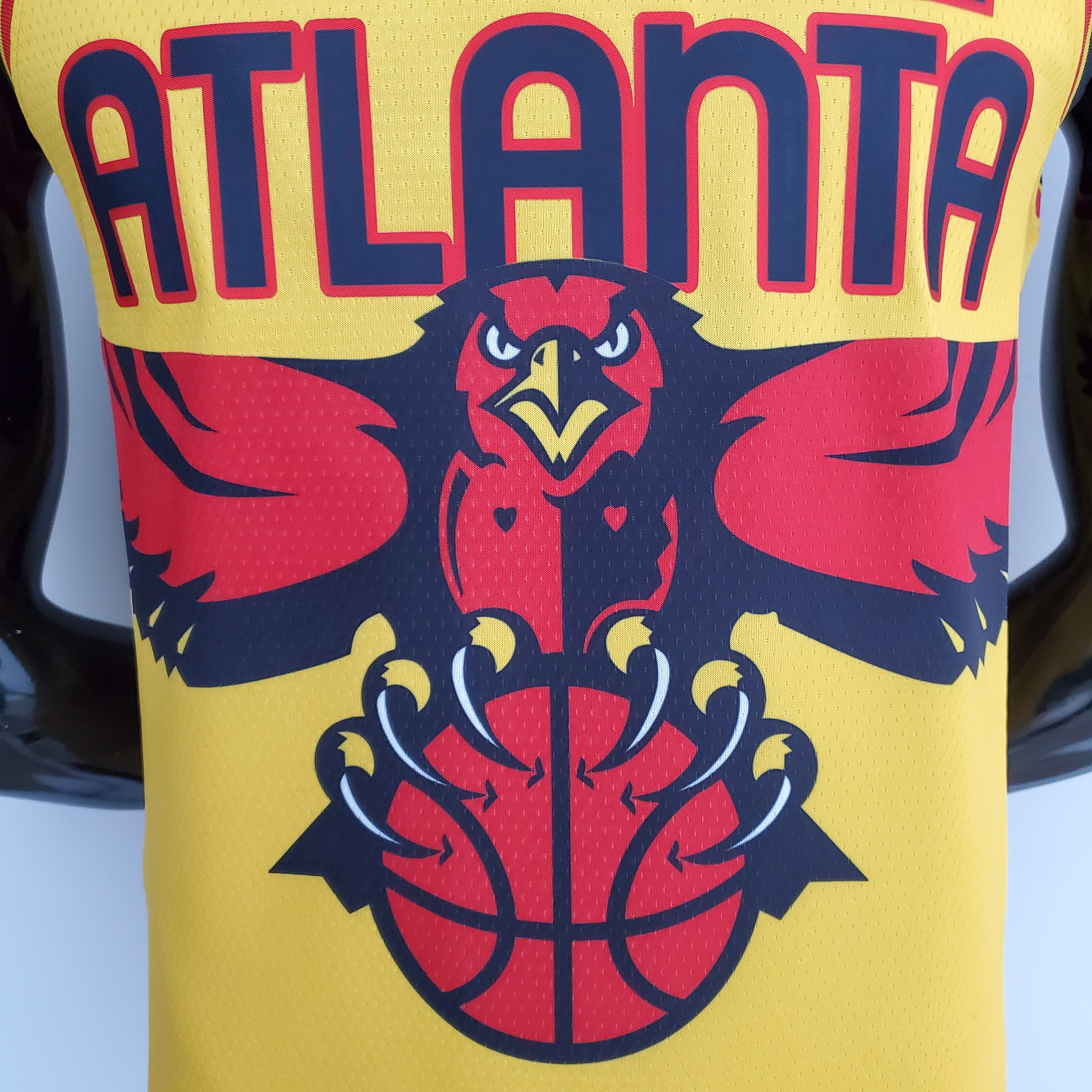 Trae Young Atlanta Hawks 75th Anniversary 2022 City Edition Swingman Jersey Yellow