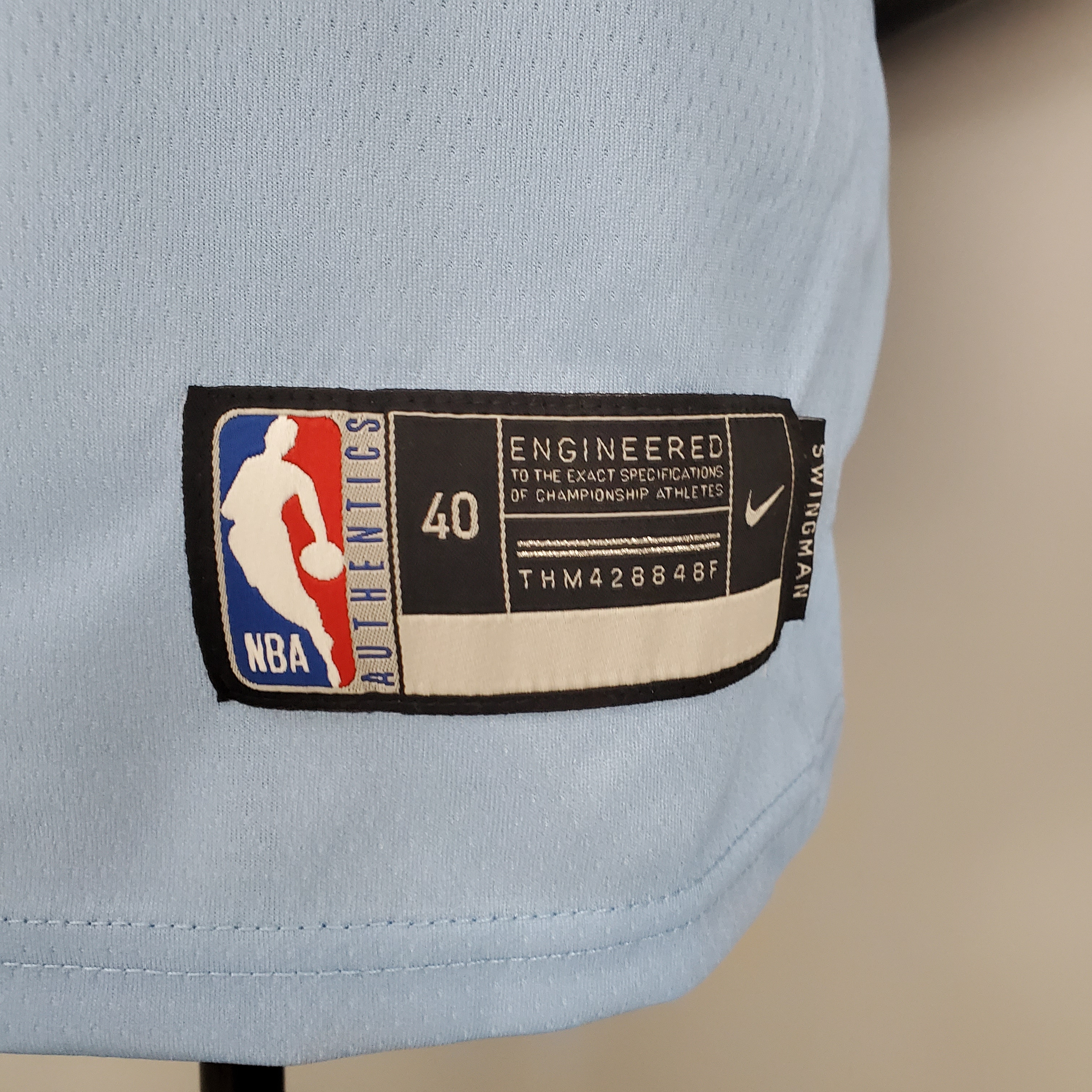 Ja Morant Memphis Grizzlies City Edition Swingman Jersey Light Blue
