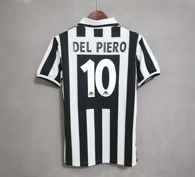1996-97  Juventus Del Piero #10 Zidane #21 Retro Jersey Home Replica