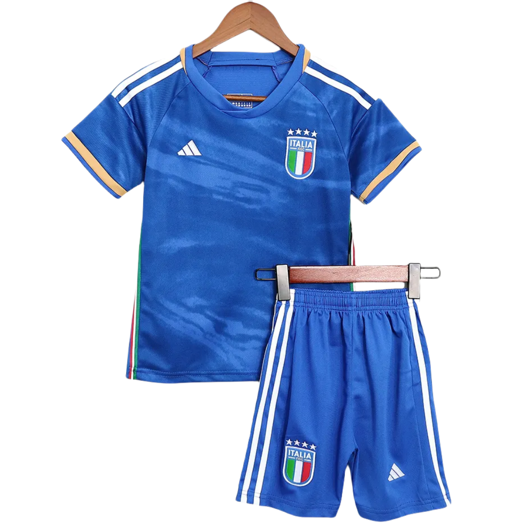 Kids Italy Home Jersey Kit Replica 2023