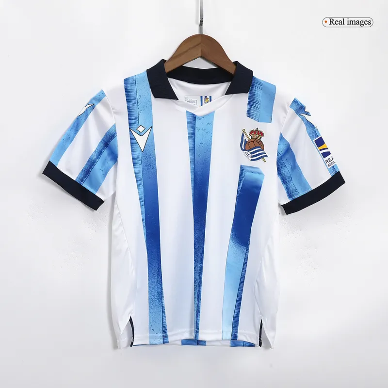 Kids Real Sociedad 2023/24 Home Kit Jersey+Shorts
