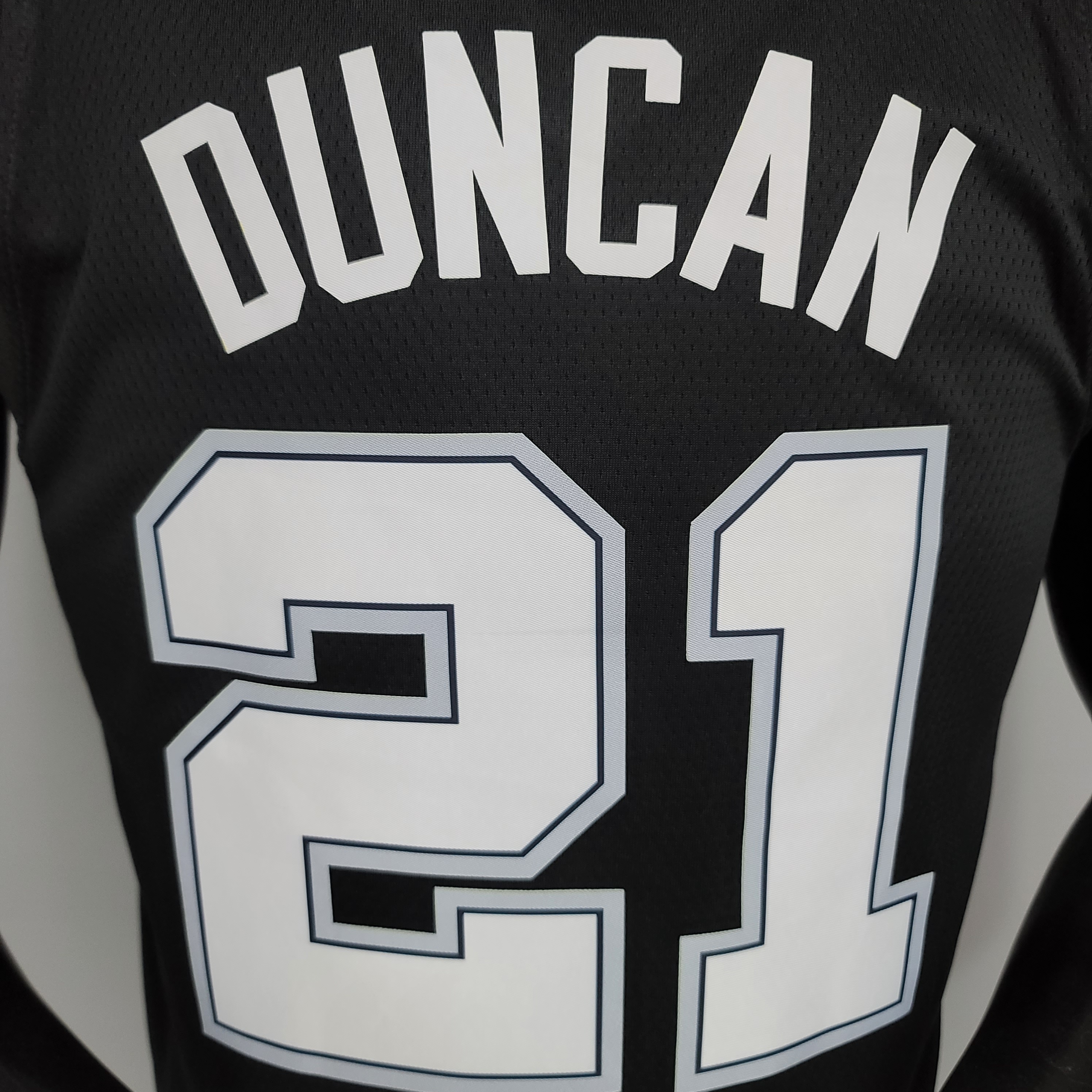Tim Duncan San Antonio Spurs City Edition Swingman Jersey Black