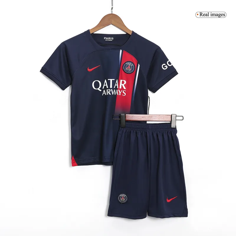 23-24 Kids PSG Home Jersey Kit