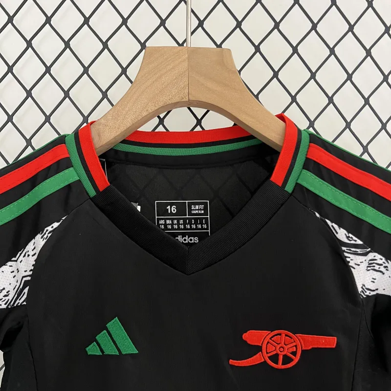 24-25 Arsenal Away Soccer Kids Kit Jersey+Shorts