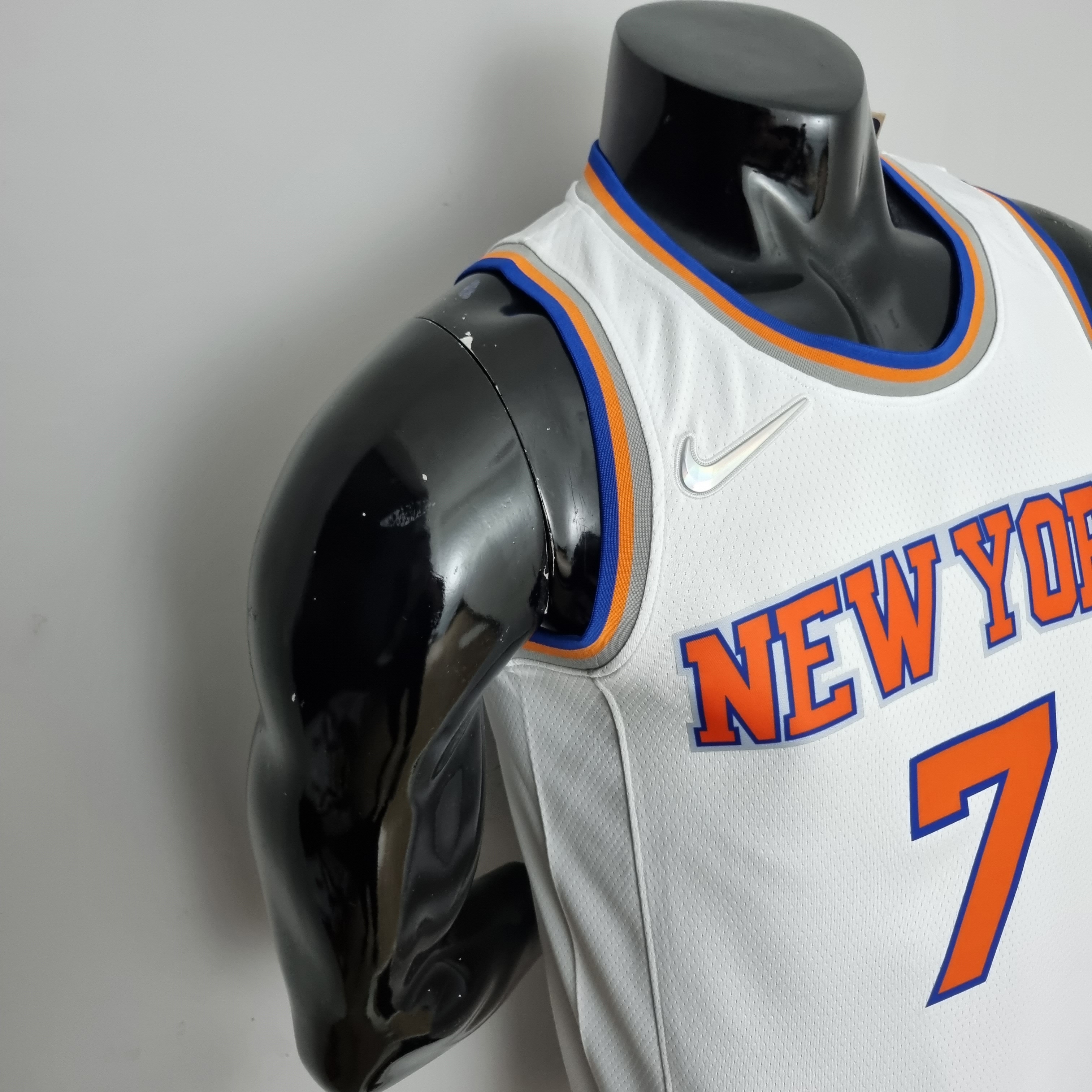 Carmelo Anthony New York Knicks 75th Anniversary Swingman Jersey White