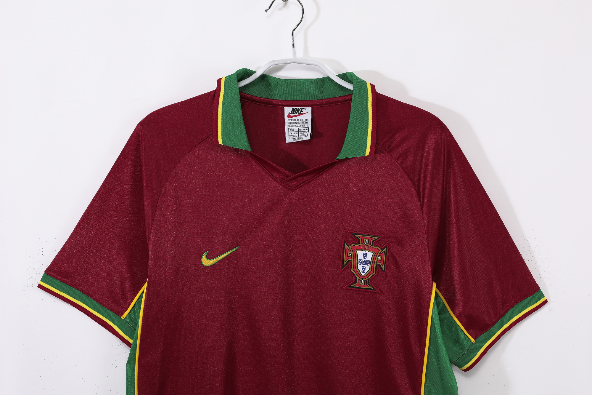 Portugal Home Retro Jersey 1998