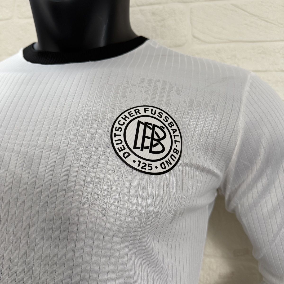 Germany 125th Anniversary Special Edition Long Sleeves Football Jersey White 2025/2026 Player Edition