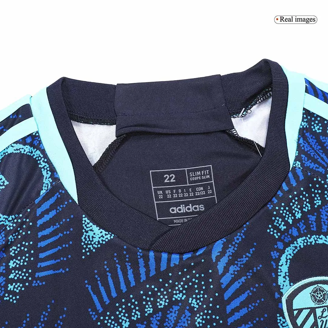 Kids Leeds United Away Kit Jersey+Shorts 2023-24