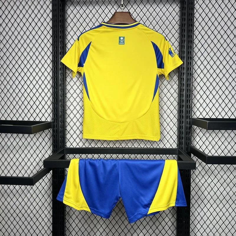 2024-25 Kids Al Nassr Home Kit Jersey+Shorts