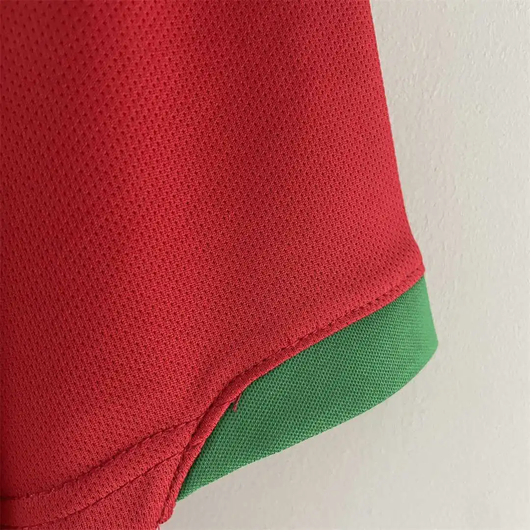 2006 Portugal Retro Jersey Home World Cup